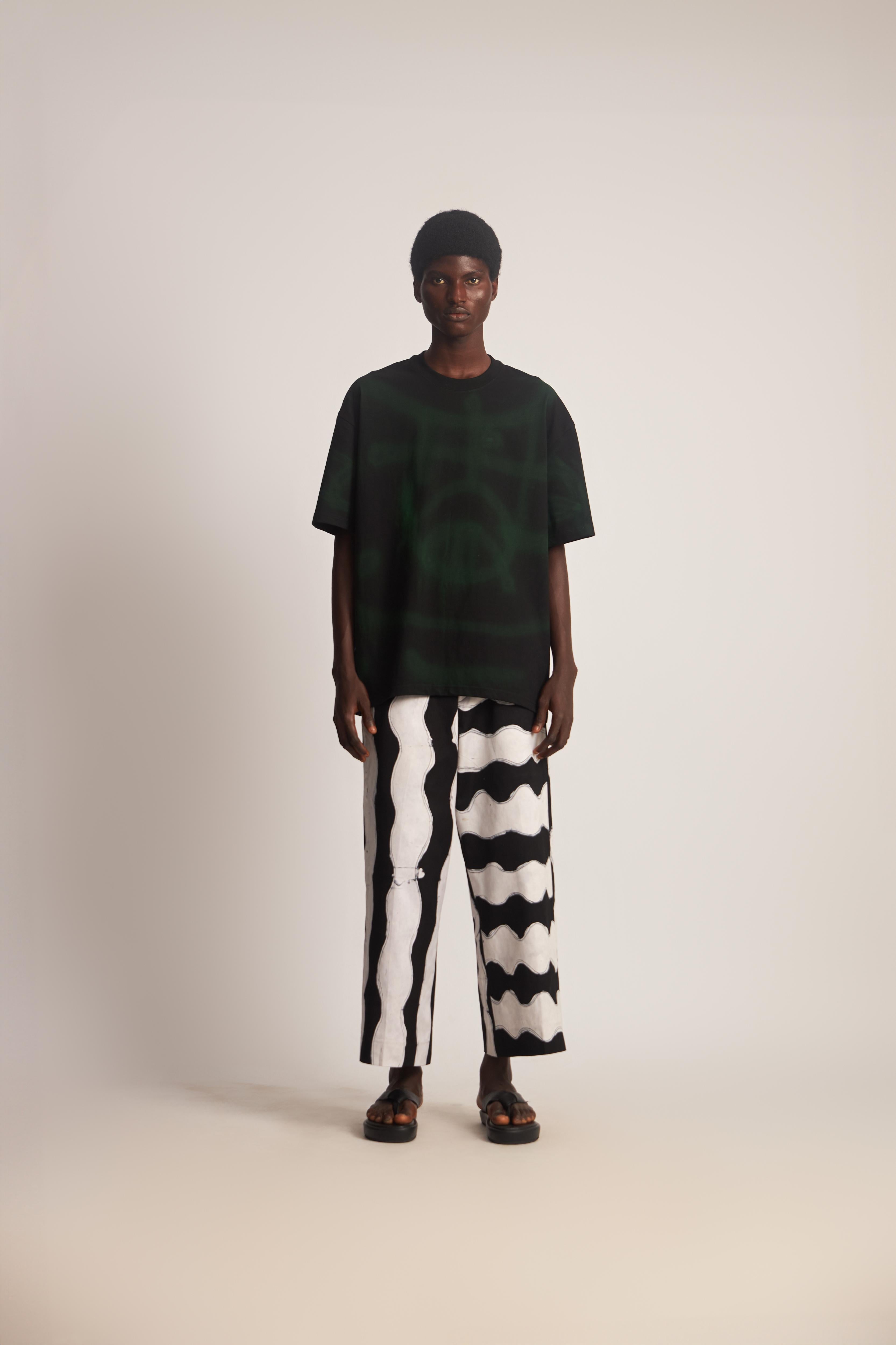 WAVY CONTRAST PANTS