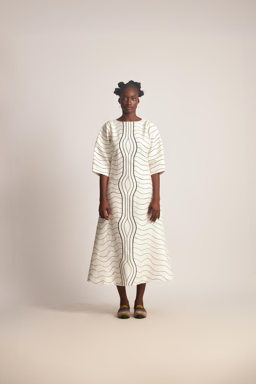 LANGUAGE OF WAVES EXPRESSIONIST DRESS