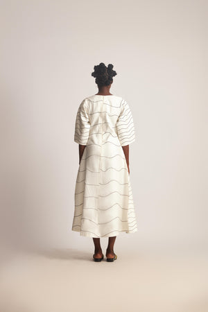 LANGUAGE OF WAVES EXPRESSIONIST DRESS