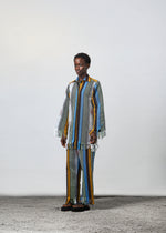 ASO STRIPE WOMENS SET- SHIRKET & PANTS