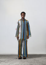 ASO STRIPE WOMENS SET- SHIRKET & PANTS