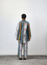 ASO STRIPE WOMENS SET- SHIRKET & PANTS