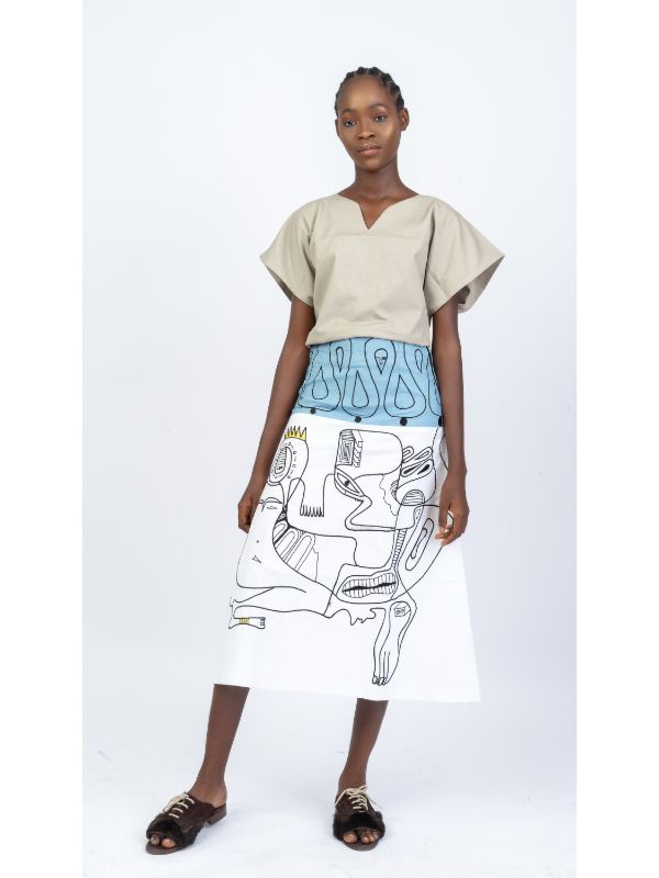 EXPRESSIONIST SKIRT