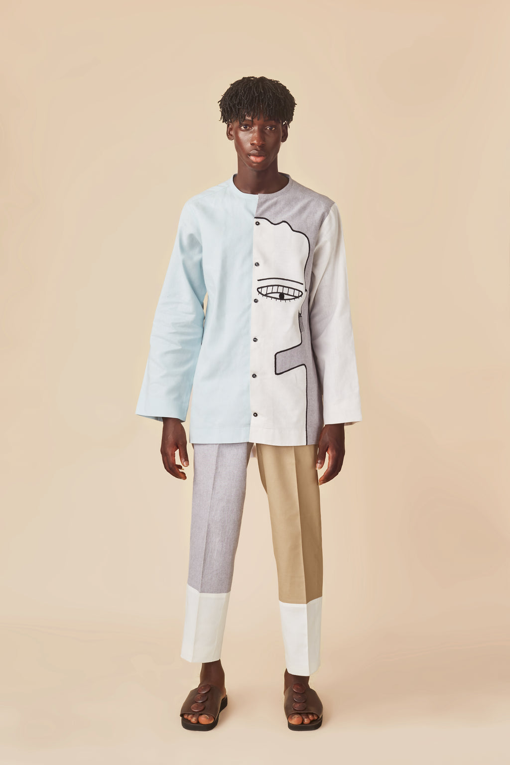 THREE TONE FIGURE SHIRT