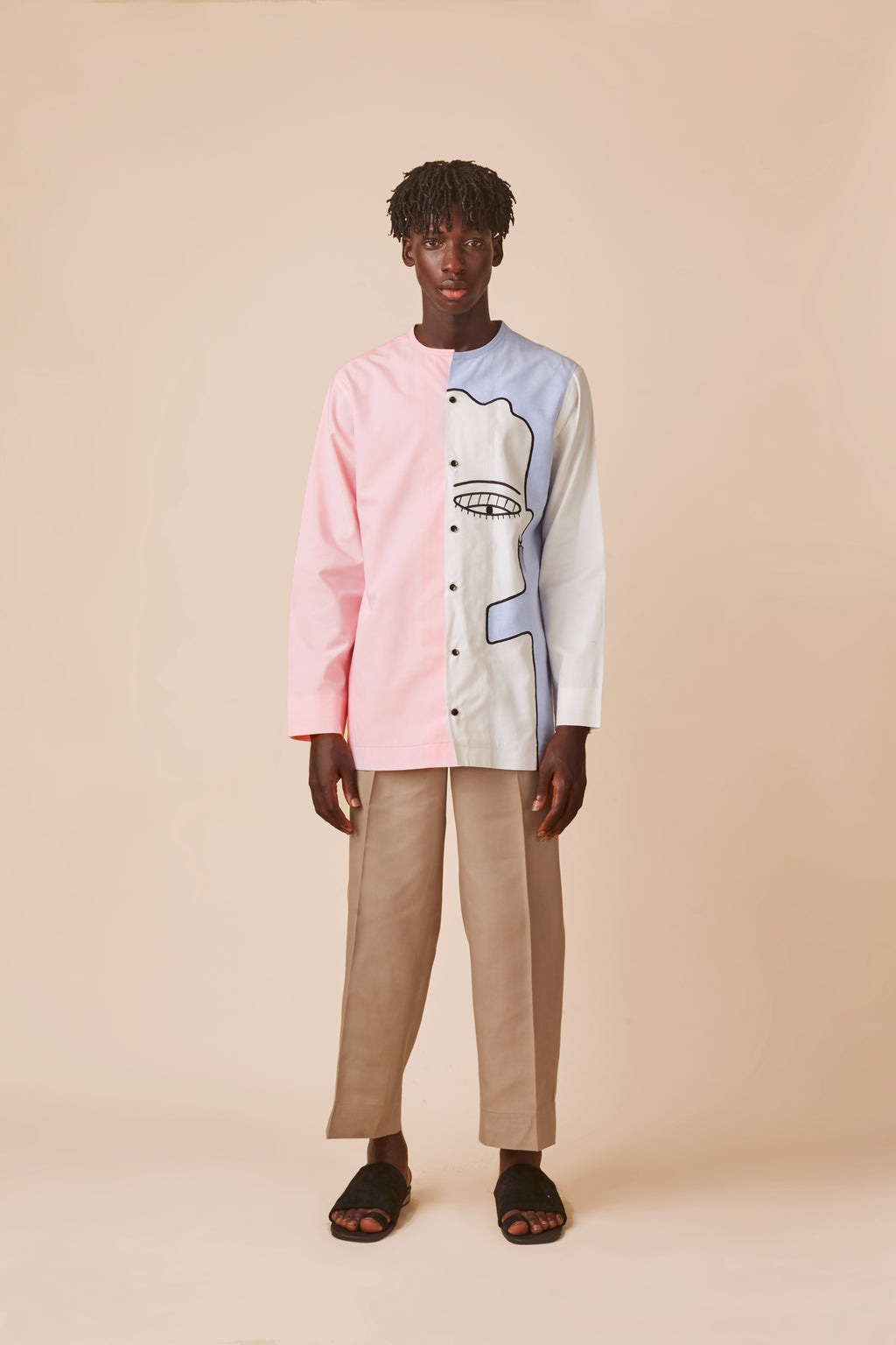 THREE TONE FIGURE SHIRT