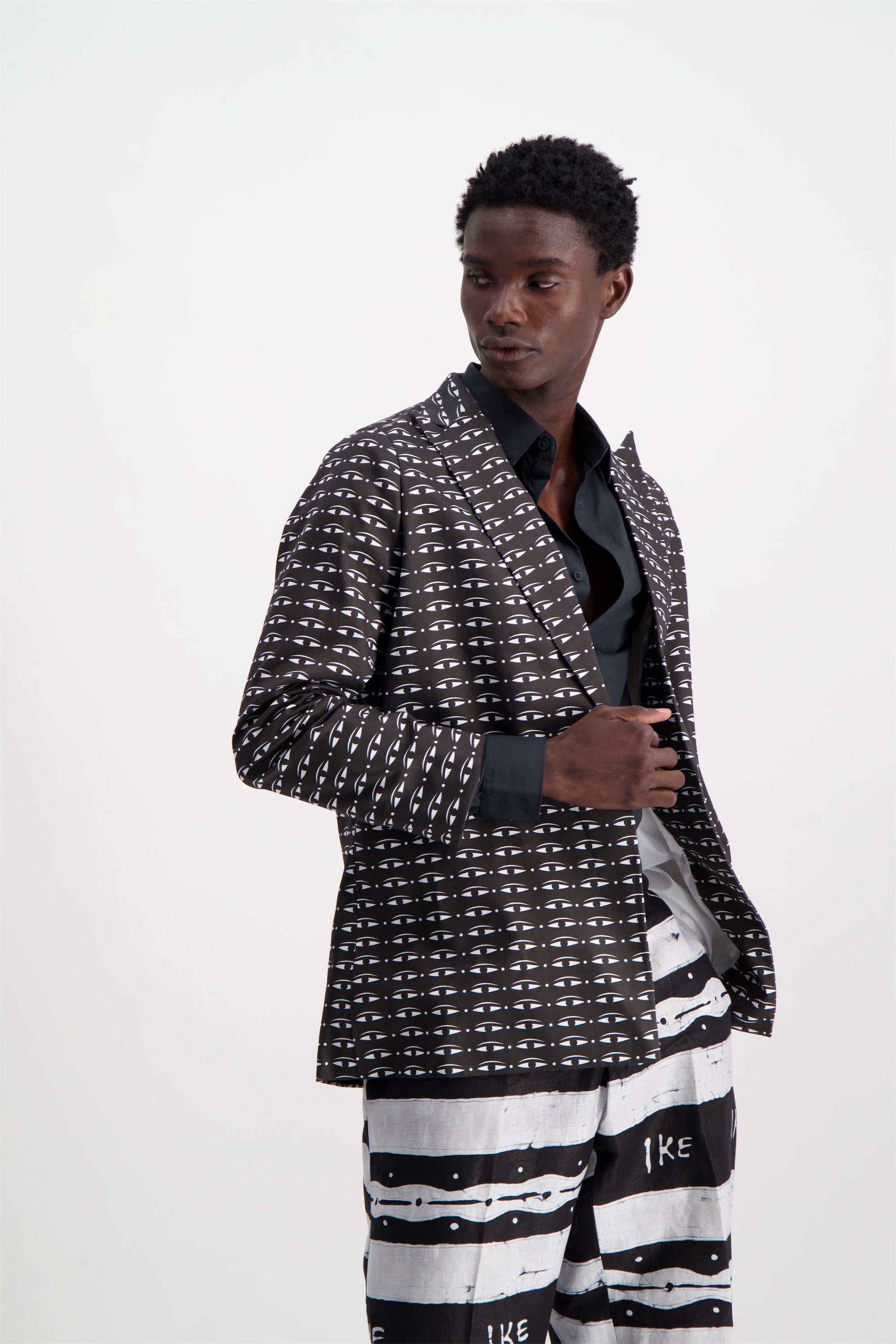 REPEAT EYES PRINT JACKET