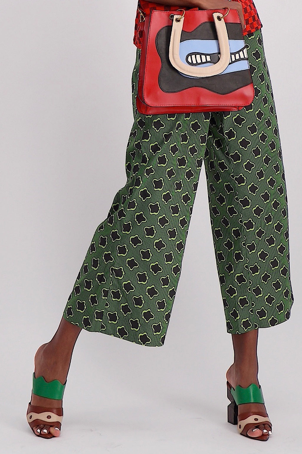 SIGATOKA  LEAFY PRINT CULOTTES