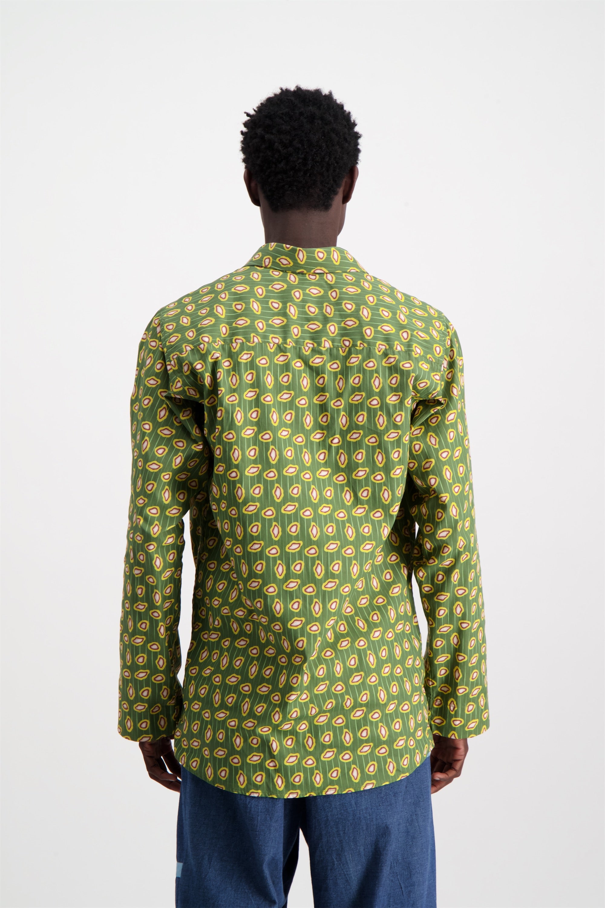 SIGATOKA MOTIF PRINT SHIRT