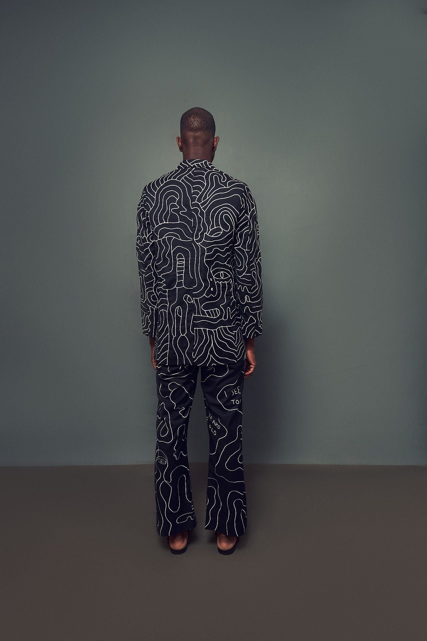 BEAUTIFUL ENTROPY EXPRESSIONIST PANTS